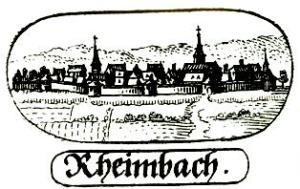 Älteste Ansicht der Stadt Rheinbach